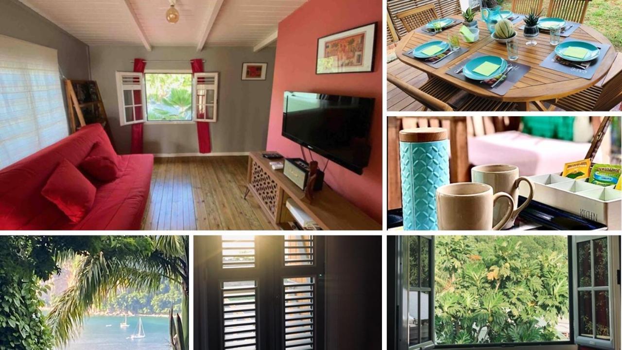 Habitation Baliache - Maison Creole Avec Jardin Privatif, Plage A 200M Deshaies Exterior photo